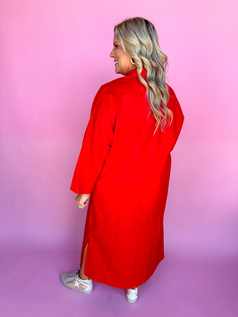 ADRIENNE | Regan Dress - Red