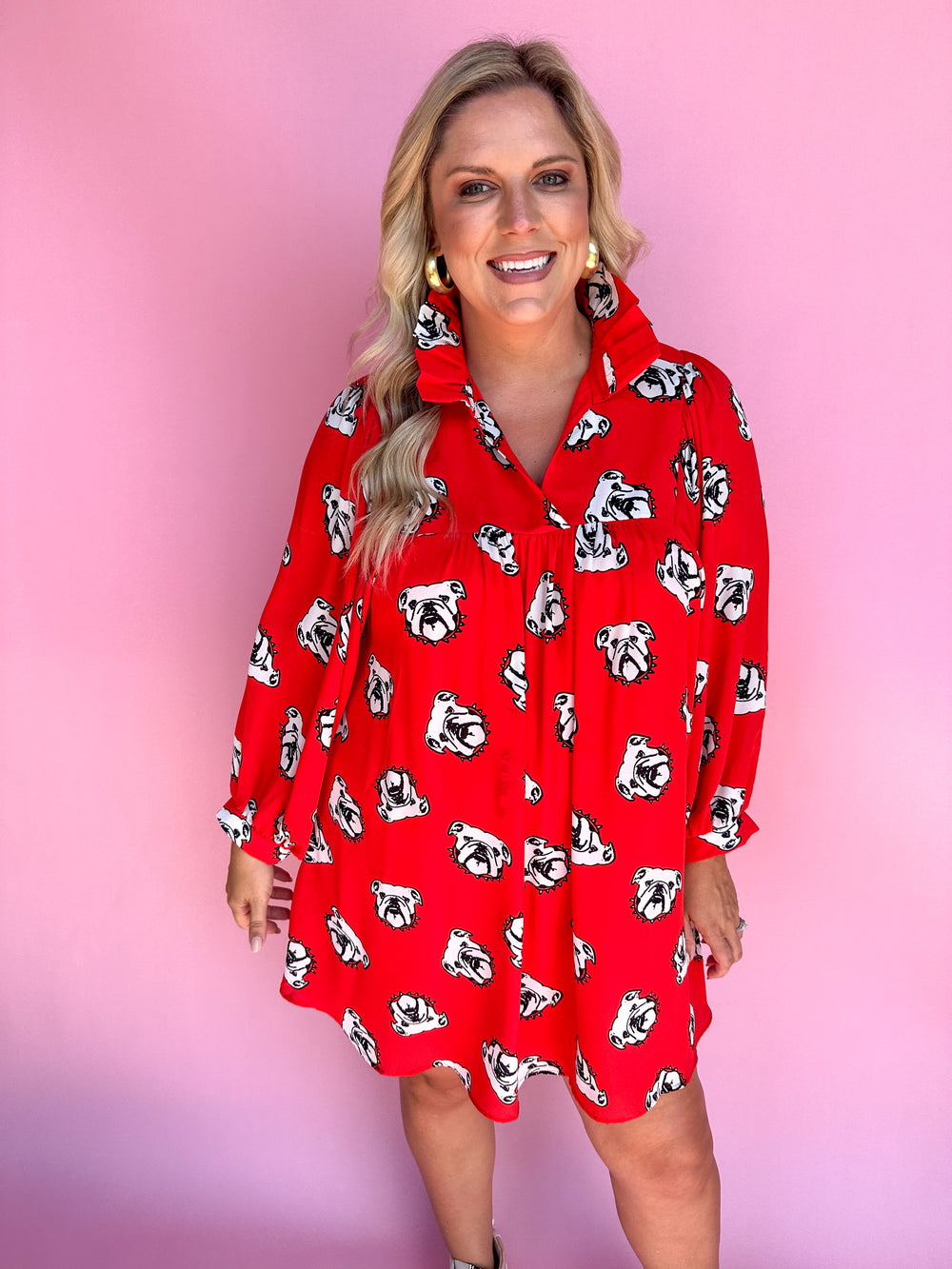 ADRIENNE | Savannah Dress - Bulldogs