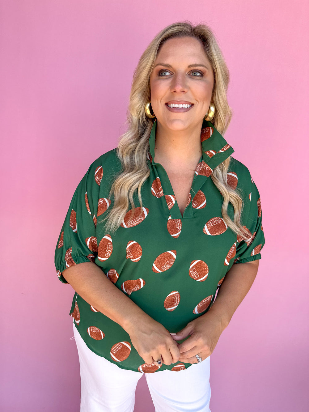 ADRIENNE | Sloan Top - Go Green