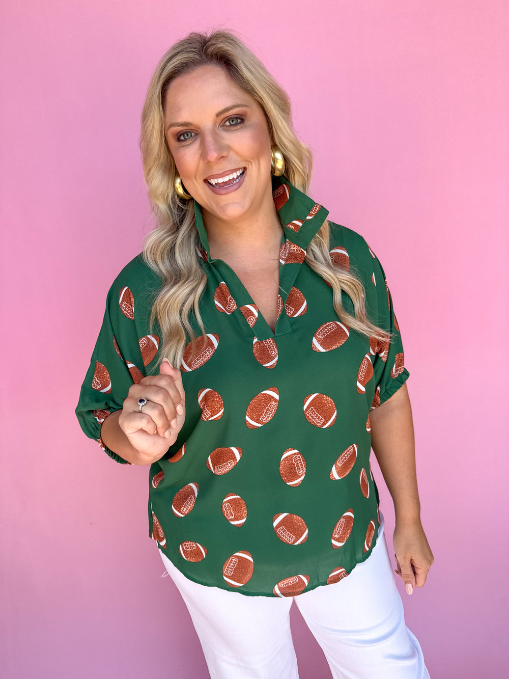 ADRIENNE | Sloan Top - Go Green