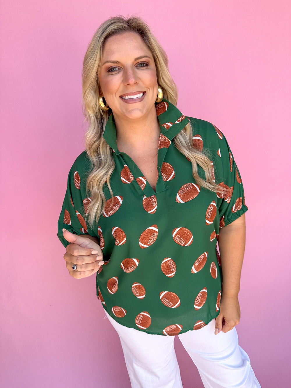 ADRIENNE | Sloan Top - Go Green