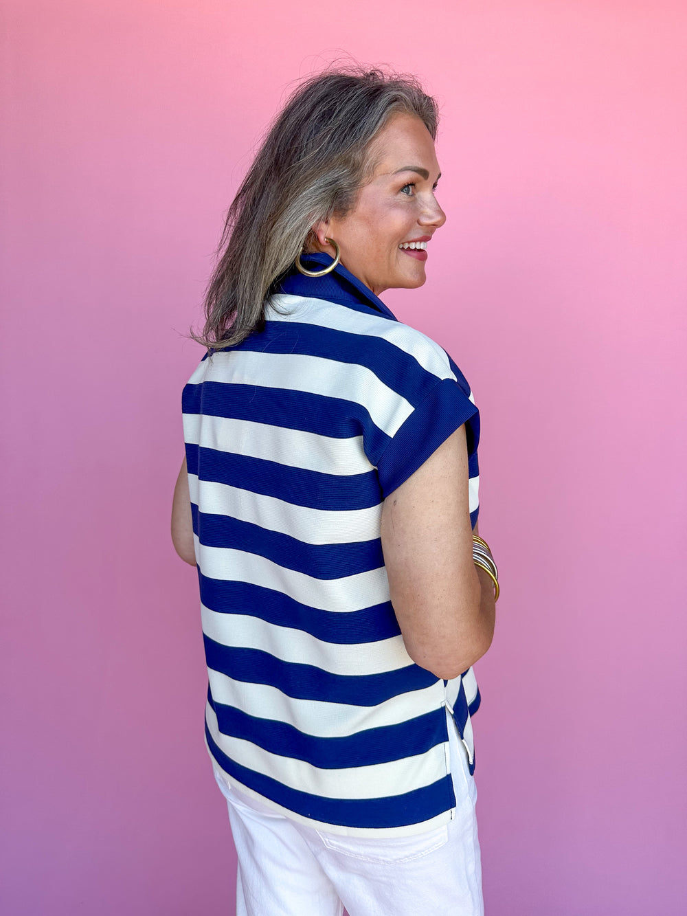 Charm And Charisma Top - Navy