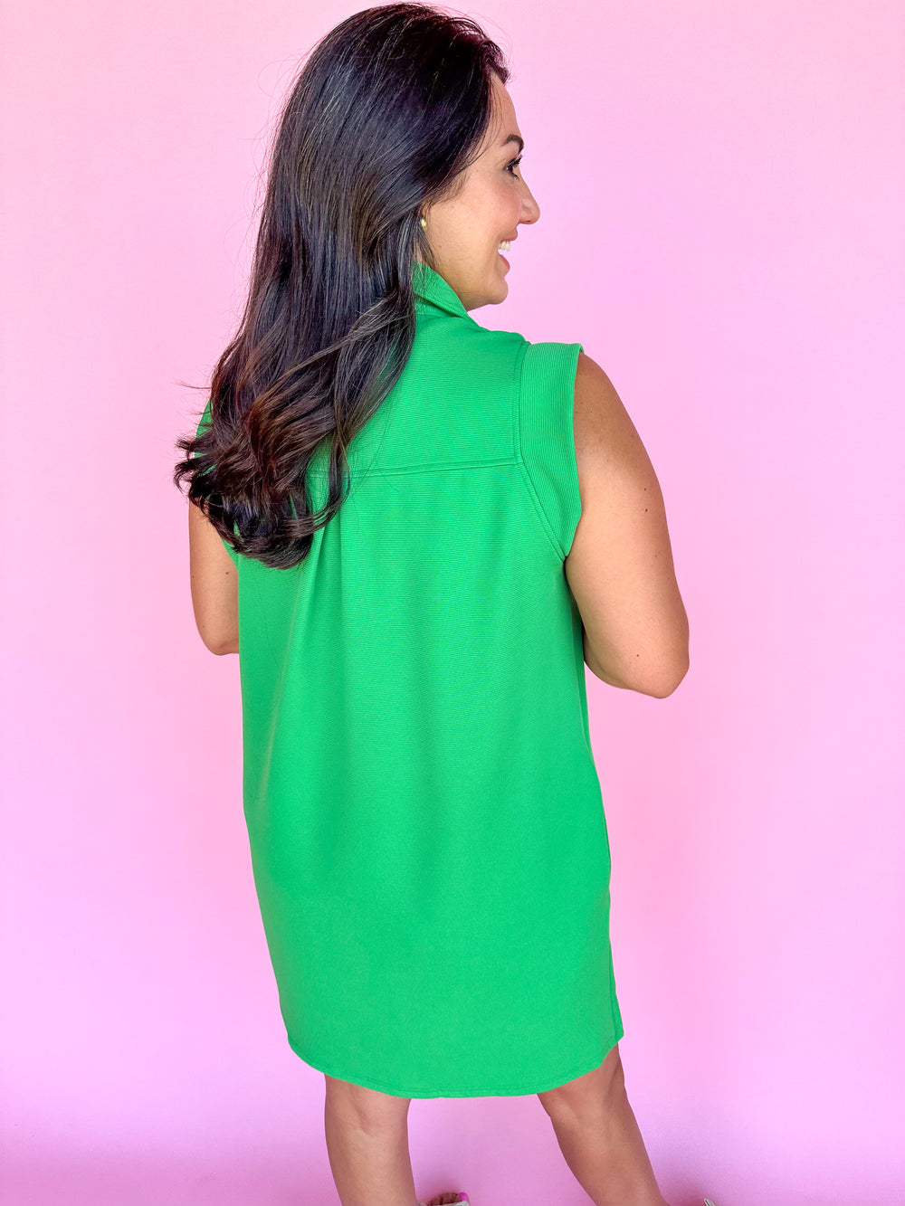Carefree Confidence Dress - Green