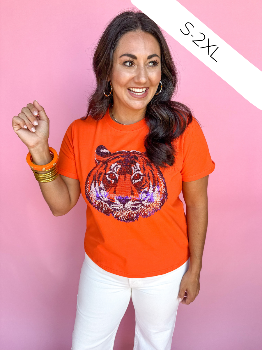 Stewart Simmons | Clemson Sequin Tee