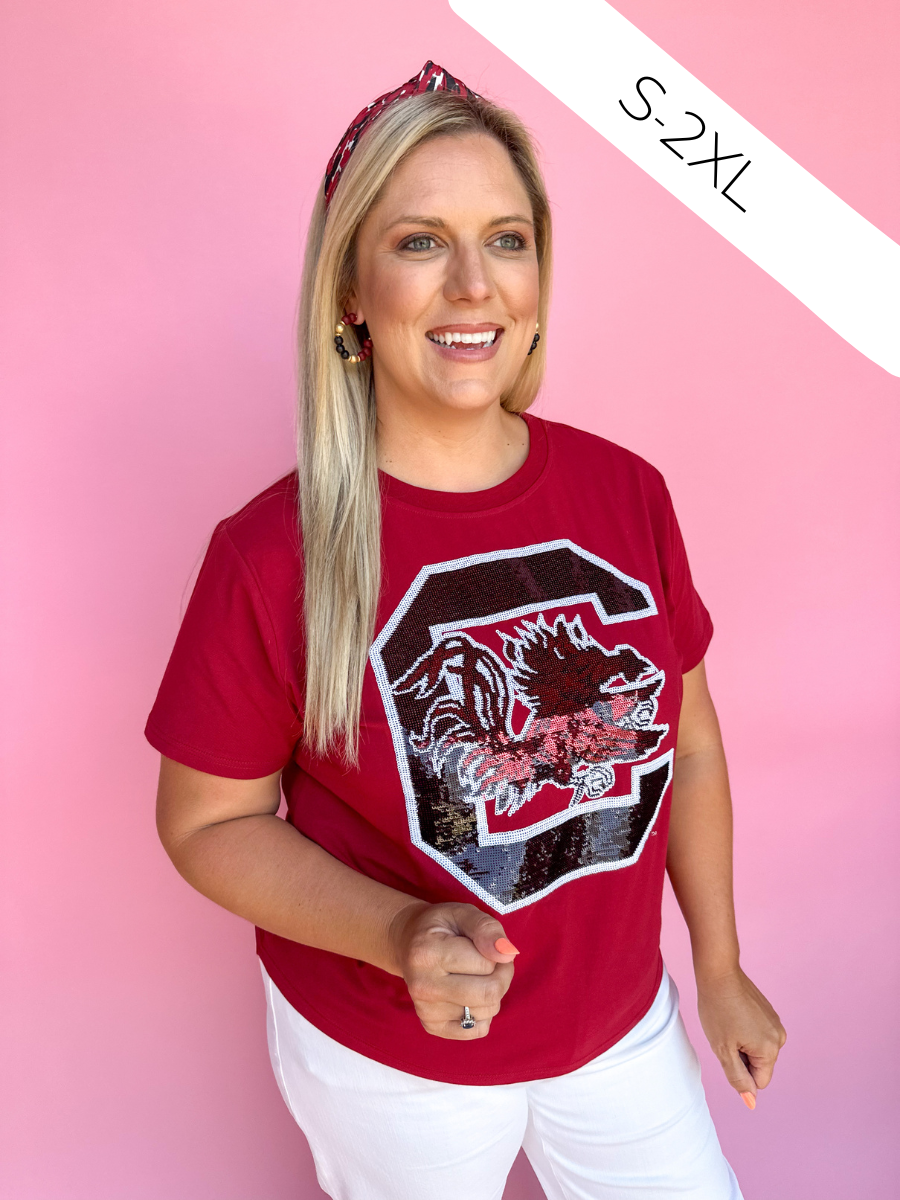 Stewart Simmons | South Carolina Sequin Tee