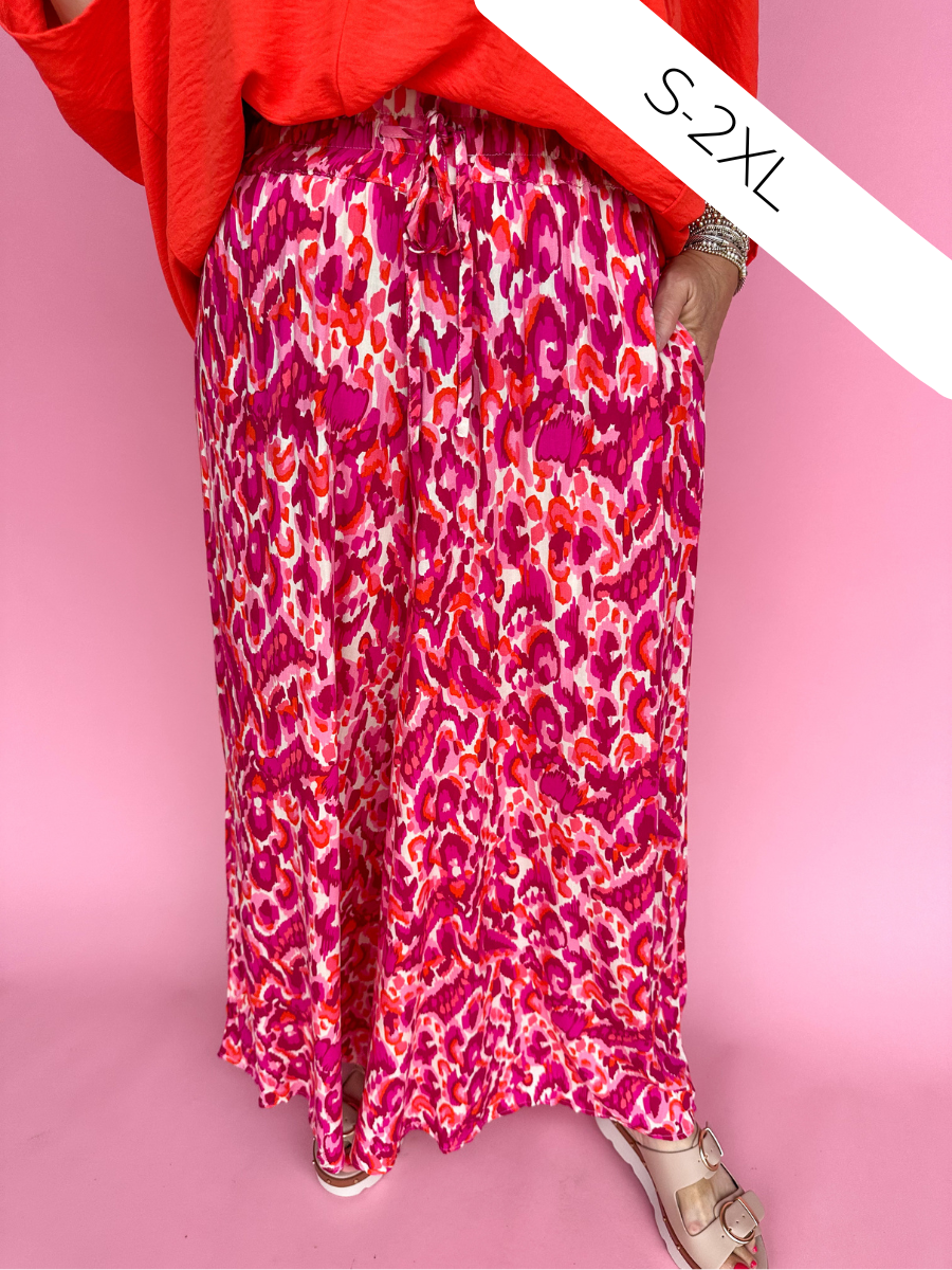 Seaside Sunset Pants - Magenta