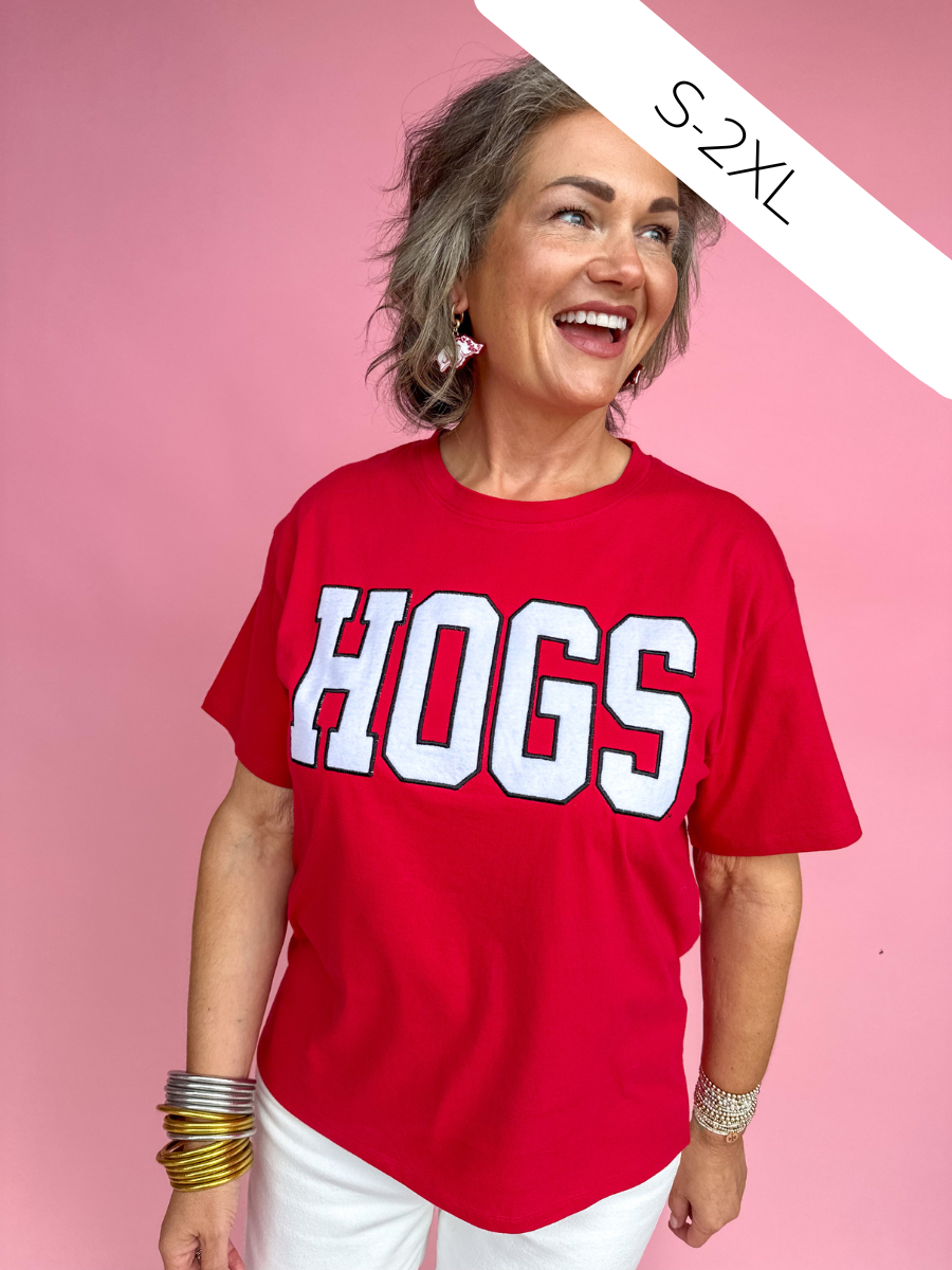 Stewart Simmons | Varsity Hogs Boyfriend Tee