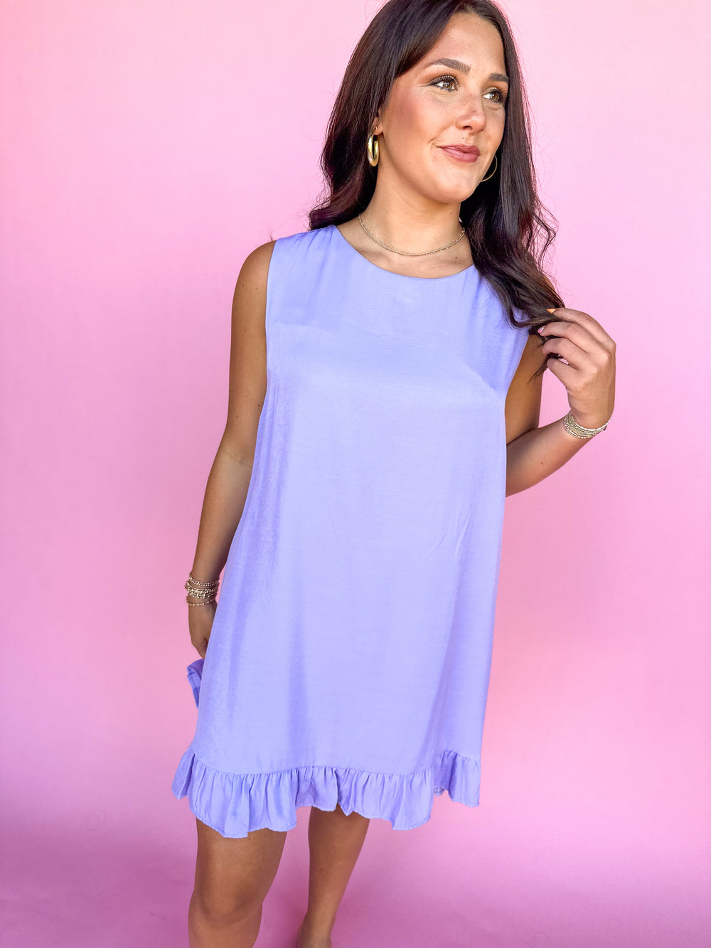 Dainty Touch Dress - Lavender