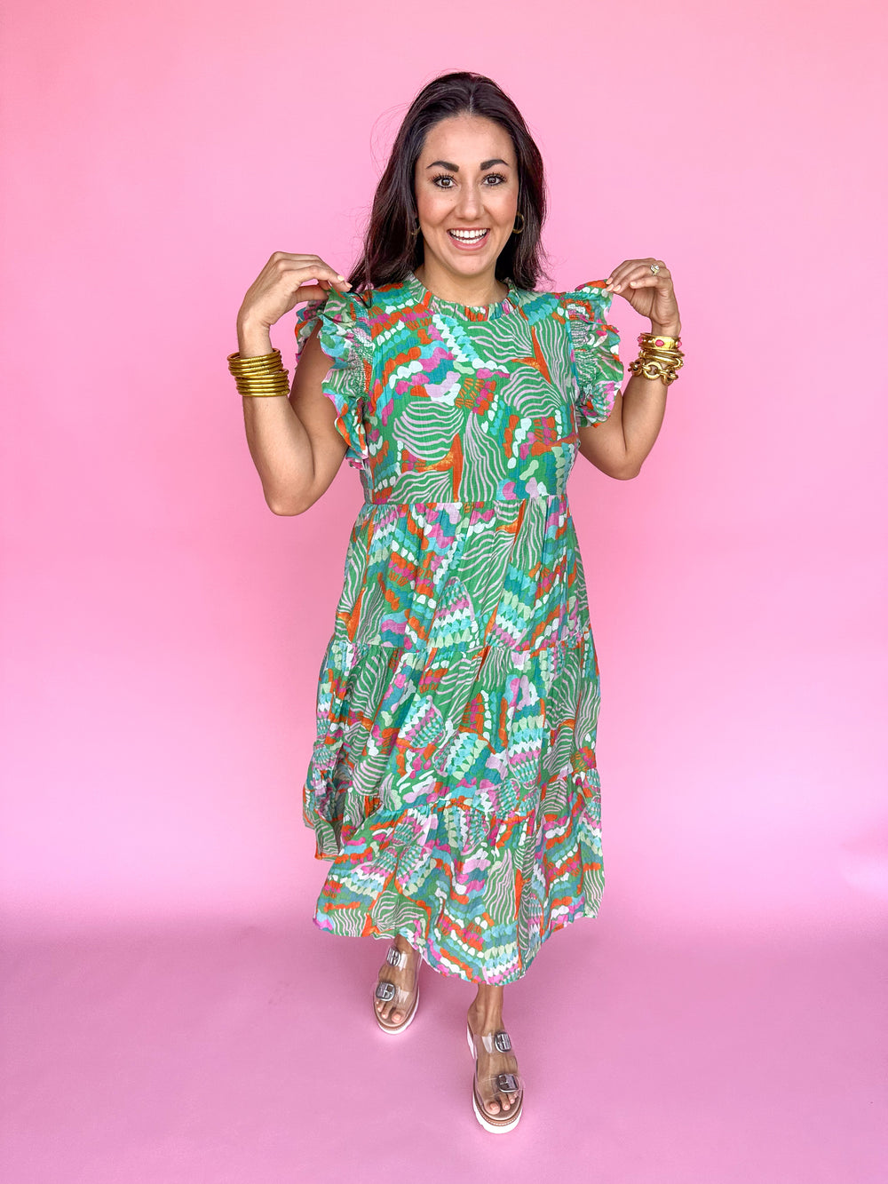 Heartfelt Happiness Dress - Green