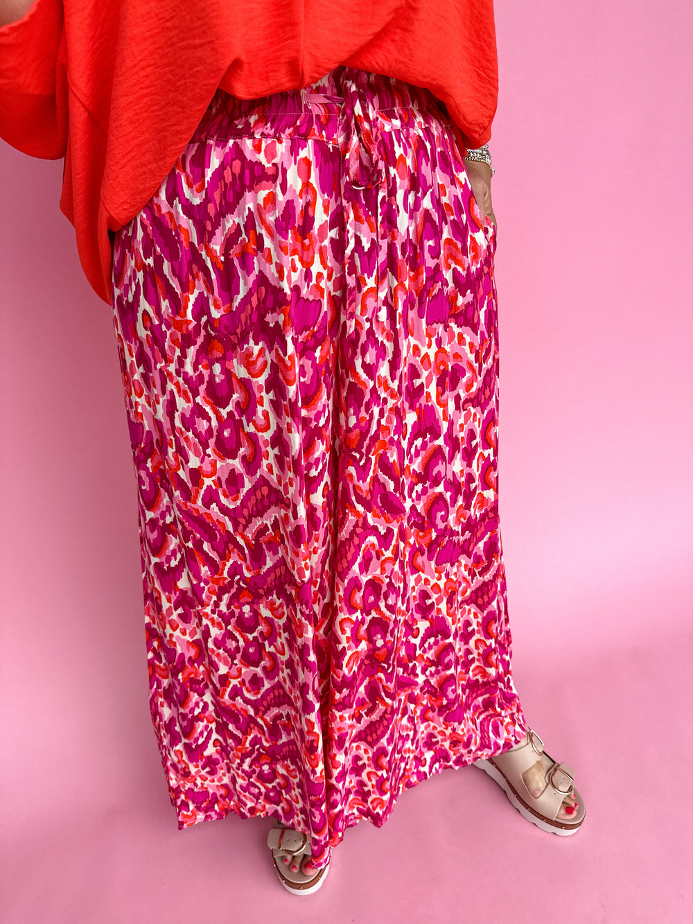 Seaside Sunset Pants - Magenta