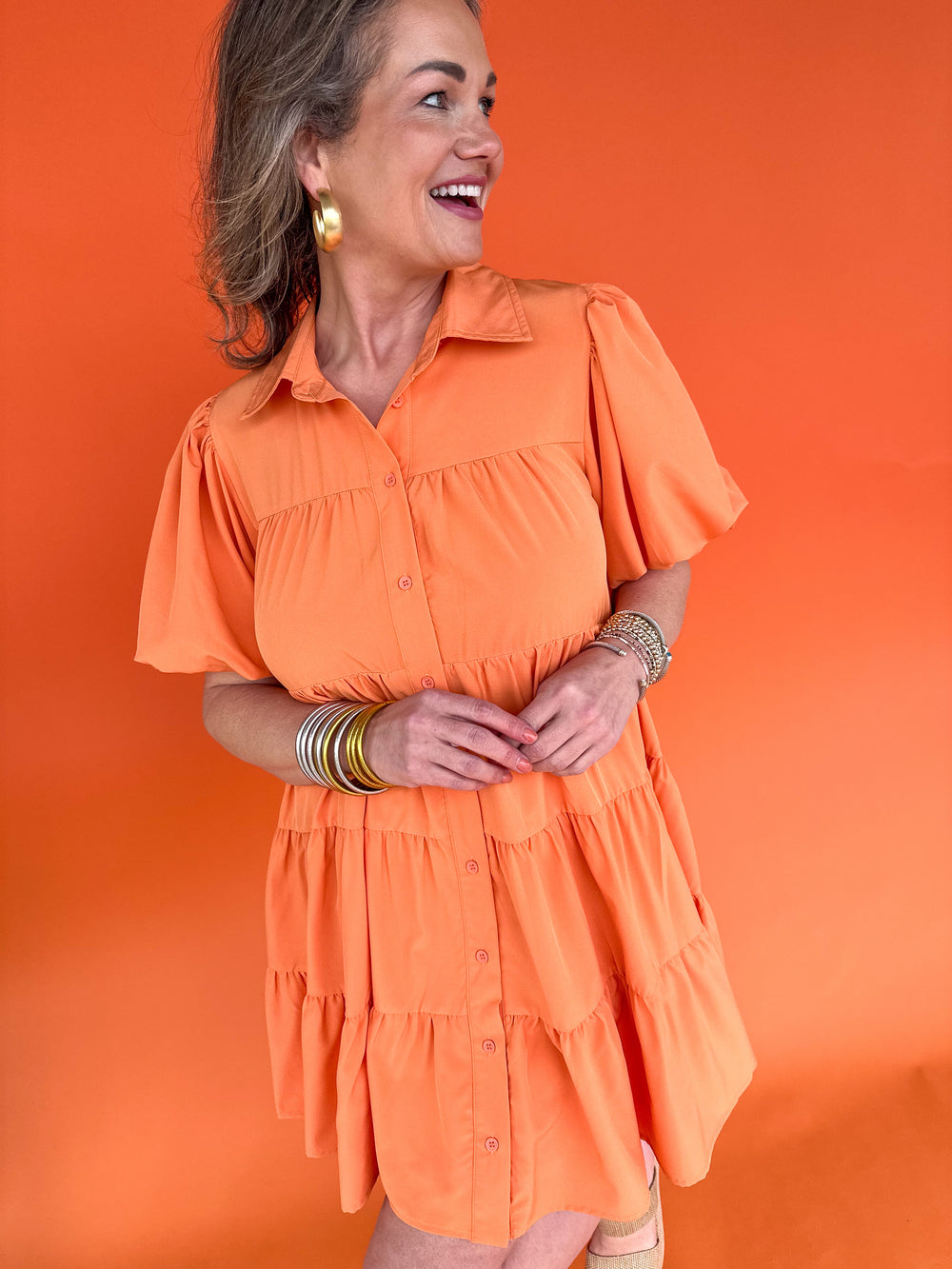 Looking For You Dress - Orange