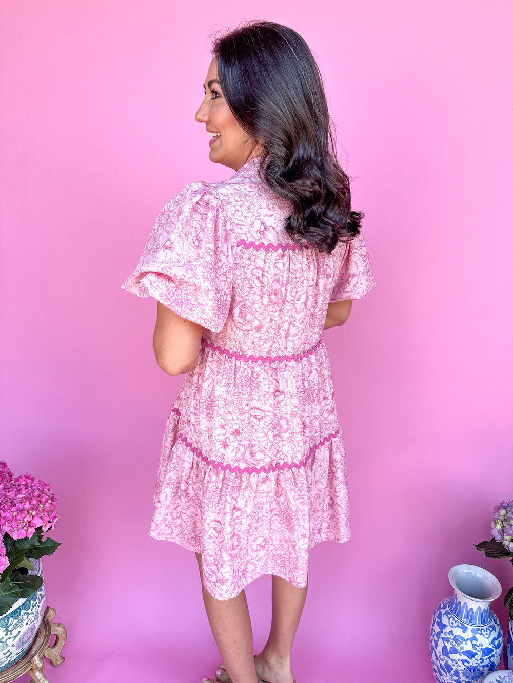 Effortless Elegance Dress - Pink
