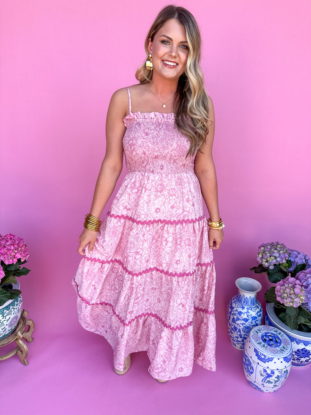 Pretty Presence Dress - Pink