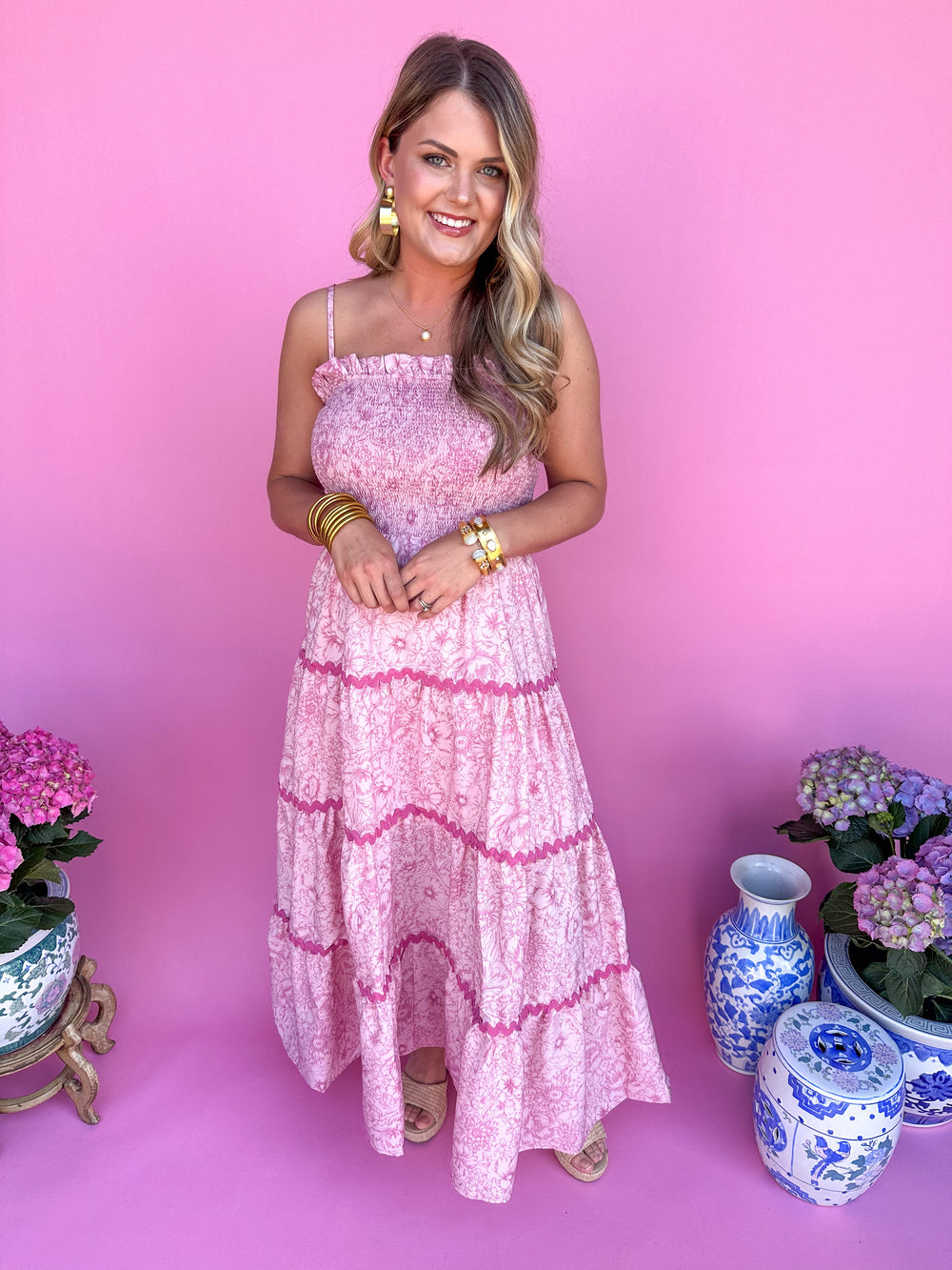 Pretty Presence Dress - Pink