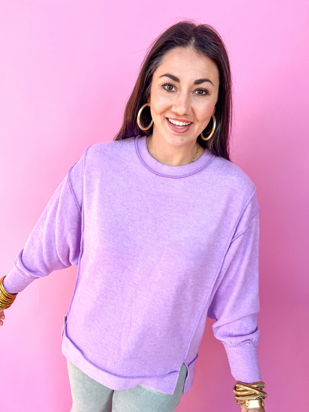 Talk About Comfy Tunic - Lavender