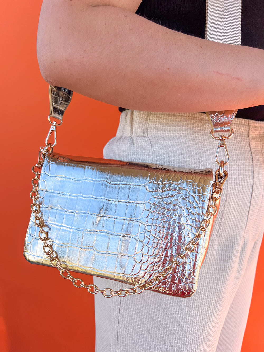 Caroline Hill | Dakota Crossbody - Platinum