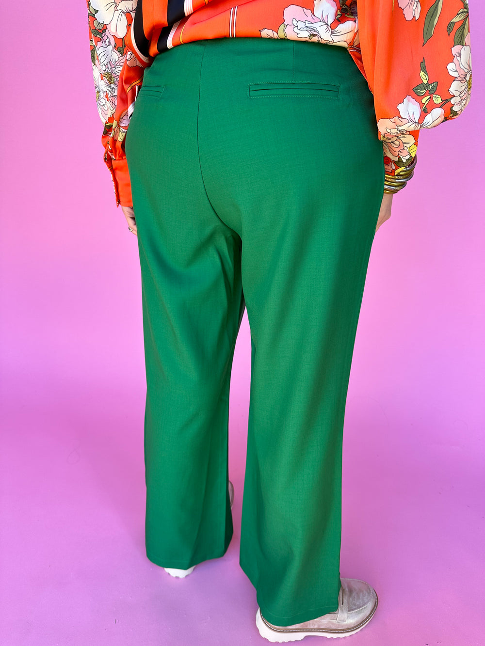 Right On Time Pants - Kelly Green