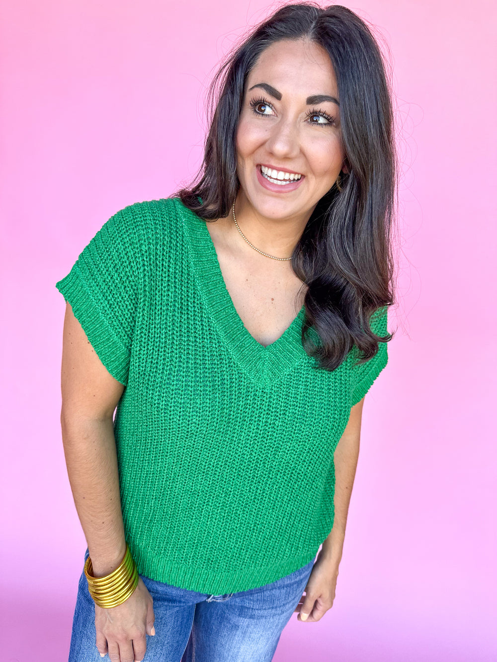 Carefree Delights Top - Green