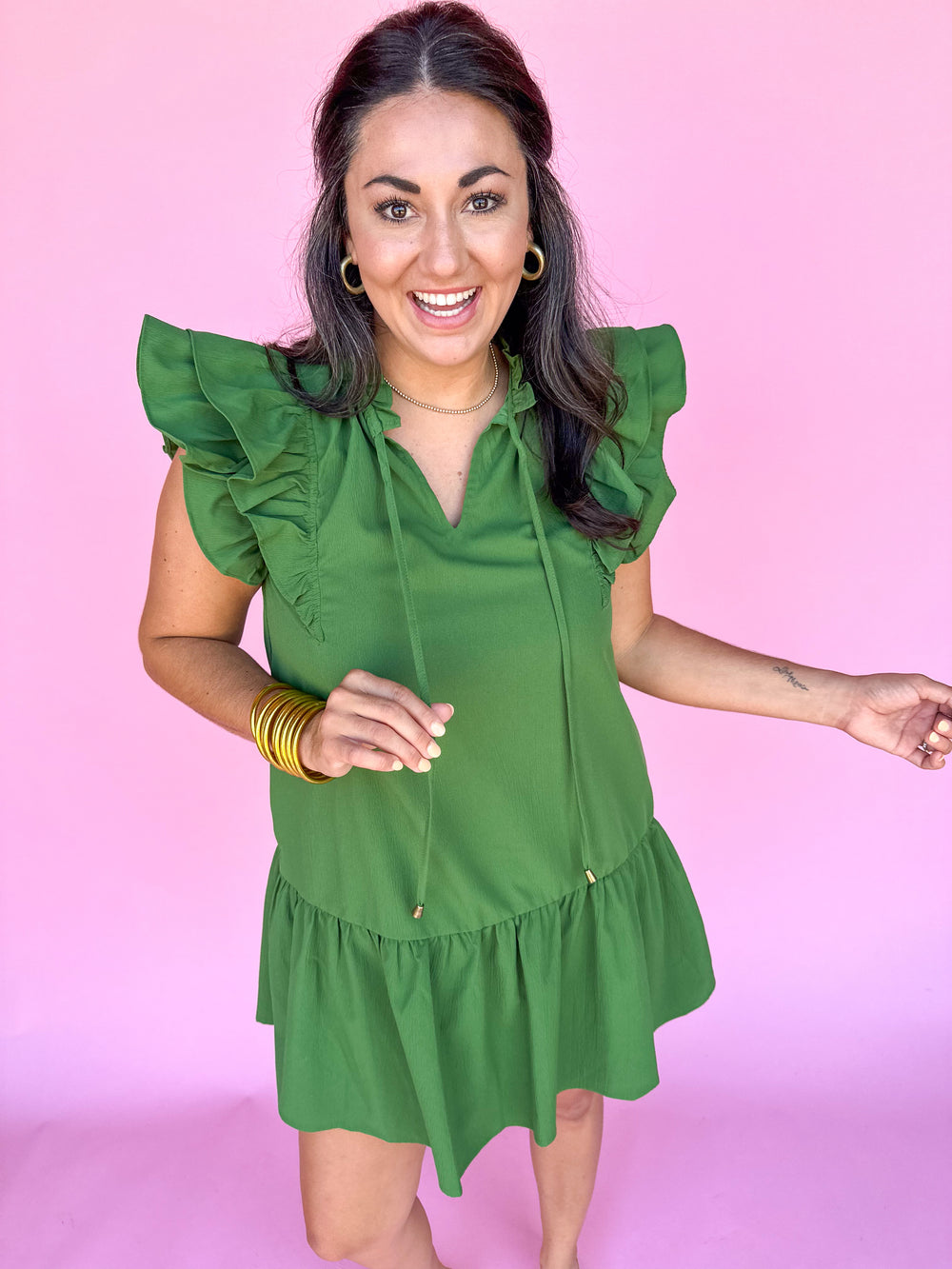 Something Real Dress - Green