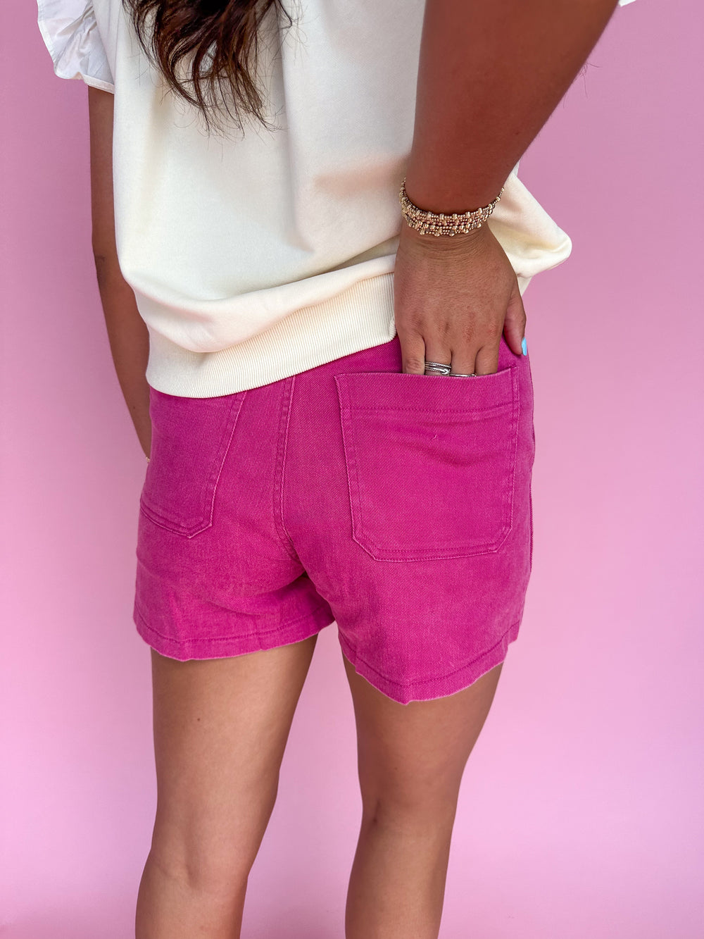 Sense Of Style Shorts - Fuchsia