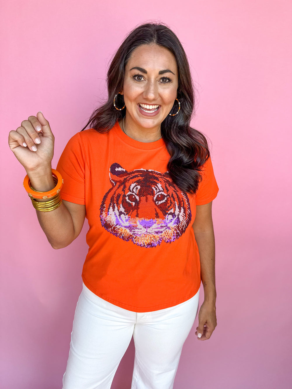 Stewart Simmons | Clemson Sequin Tee