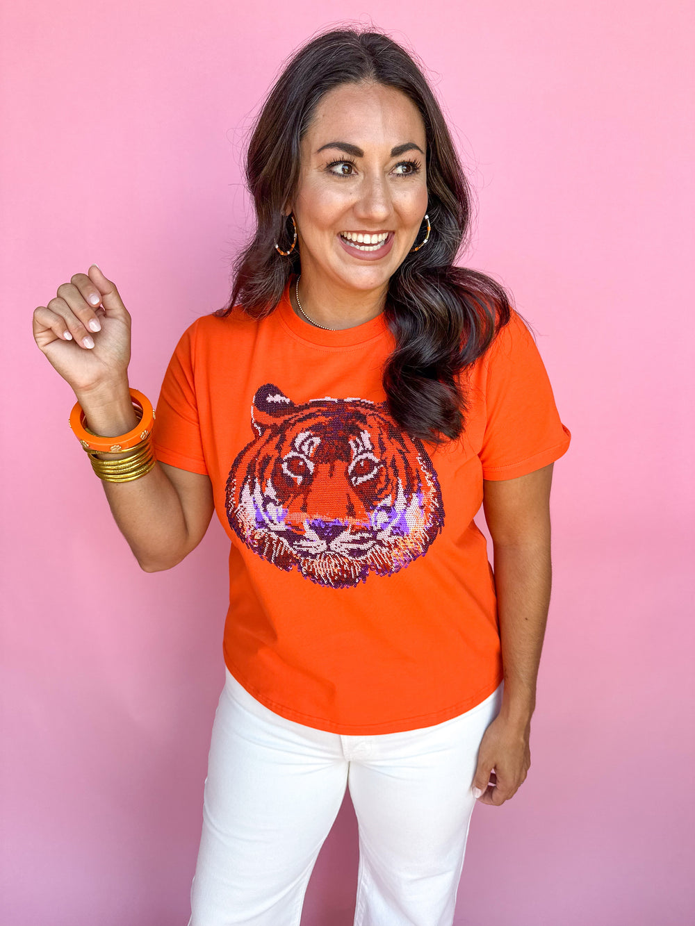 Stewart Simmons | Clemson Sequin Tee