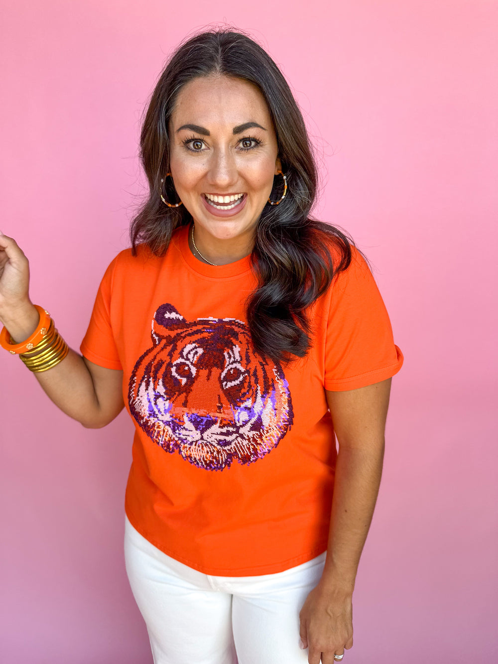 Stewart Simmons | Clemson Sequin Tee