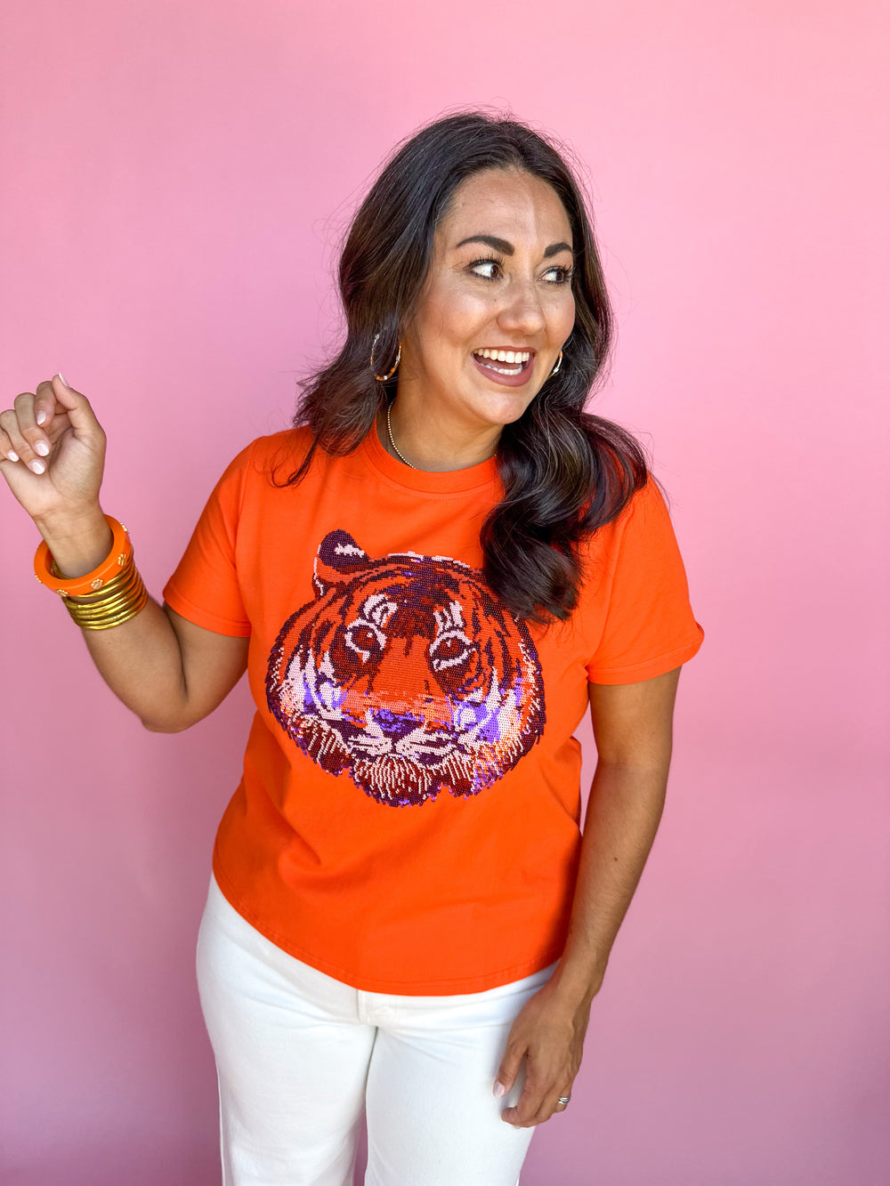 Stewart Simmons | Clemson Sequin Tee