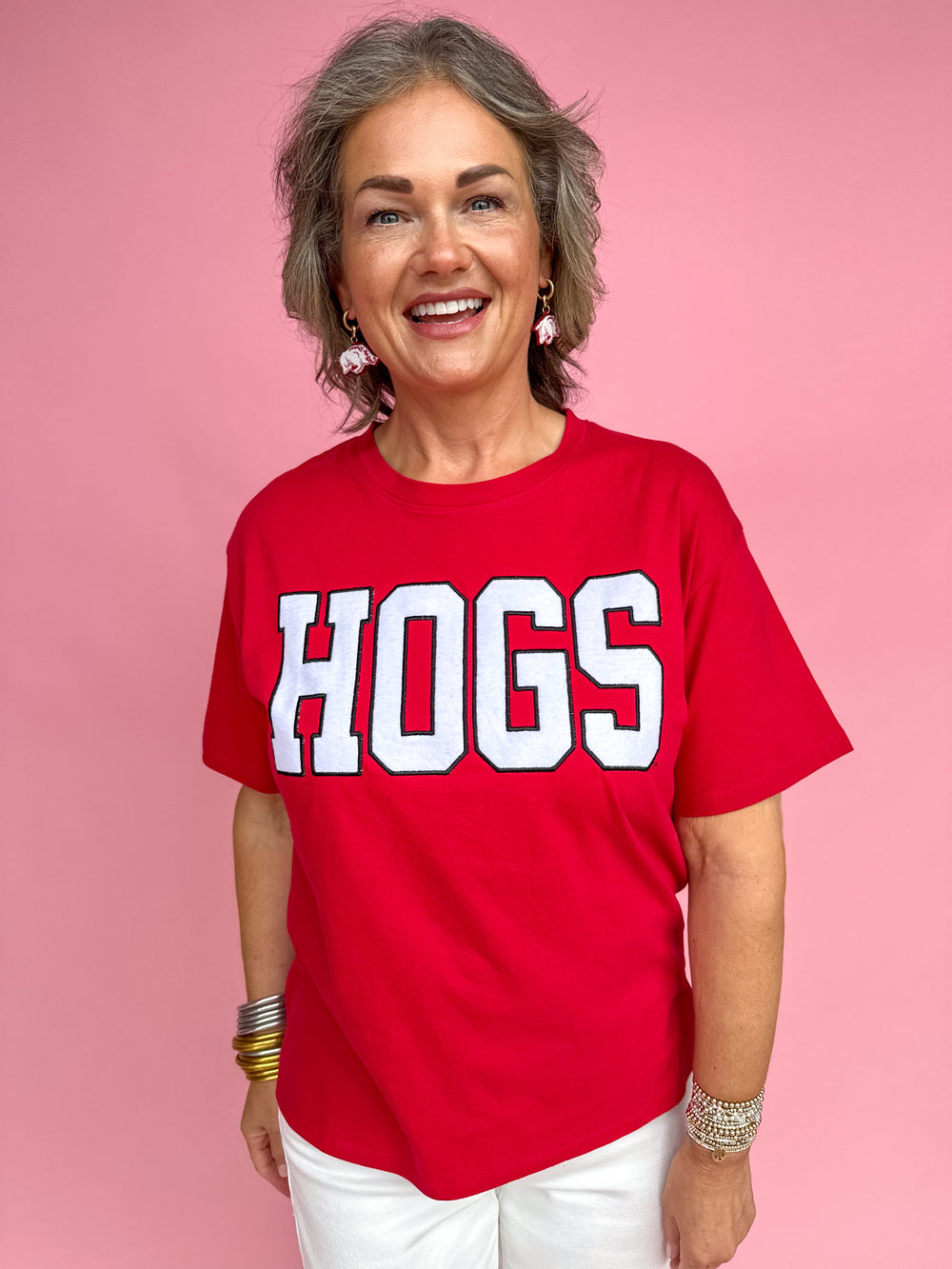 Stewart Simmons | Varsity Hogs Boyfriend Tee