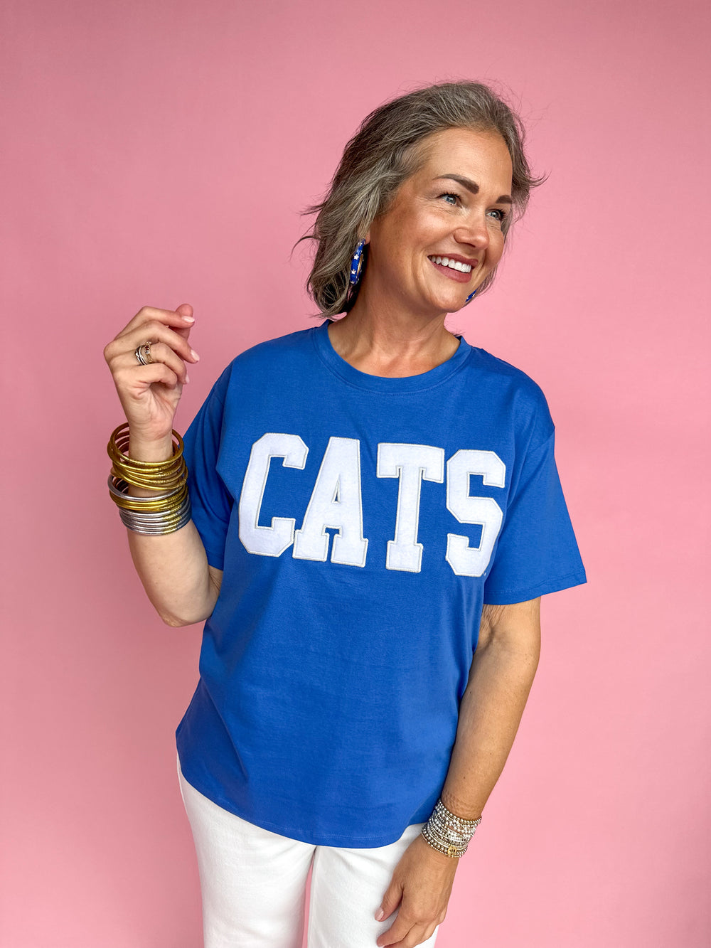 Stewart Simmons | Cats Varsity Boyfriend Tee