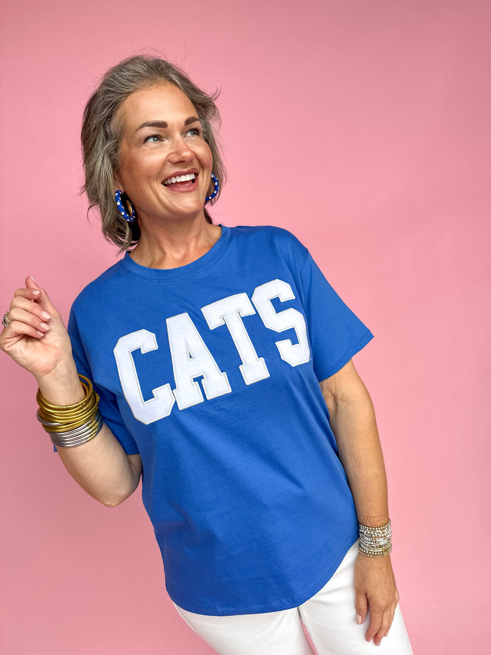 Stewart Simmons | Cats Varsity Boyfriend Tee