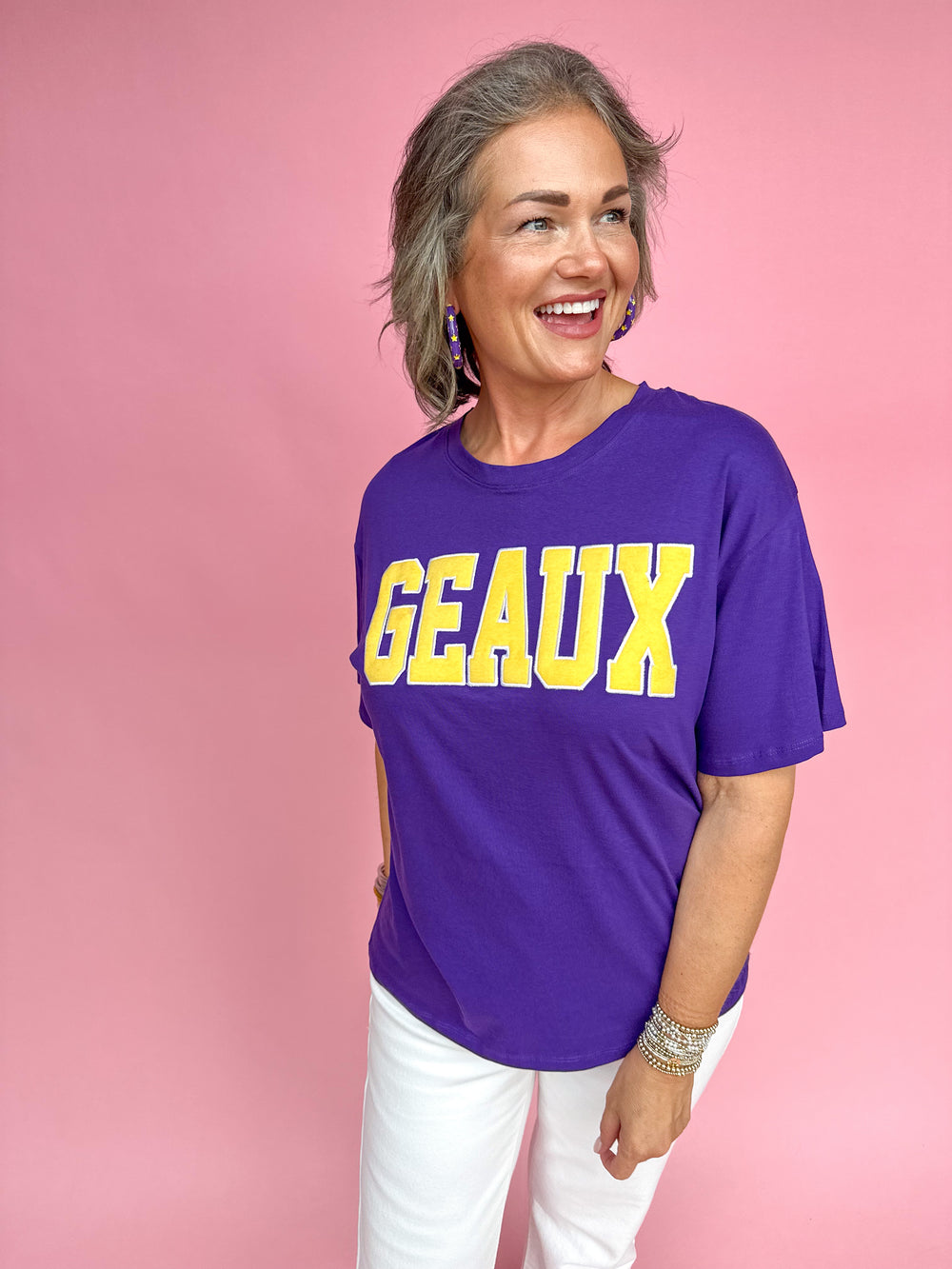 Stewart Simmons | Geaux Varsity Boyfriend Tee