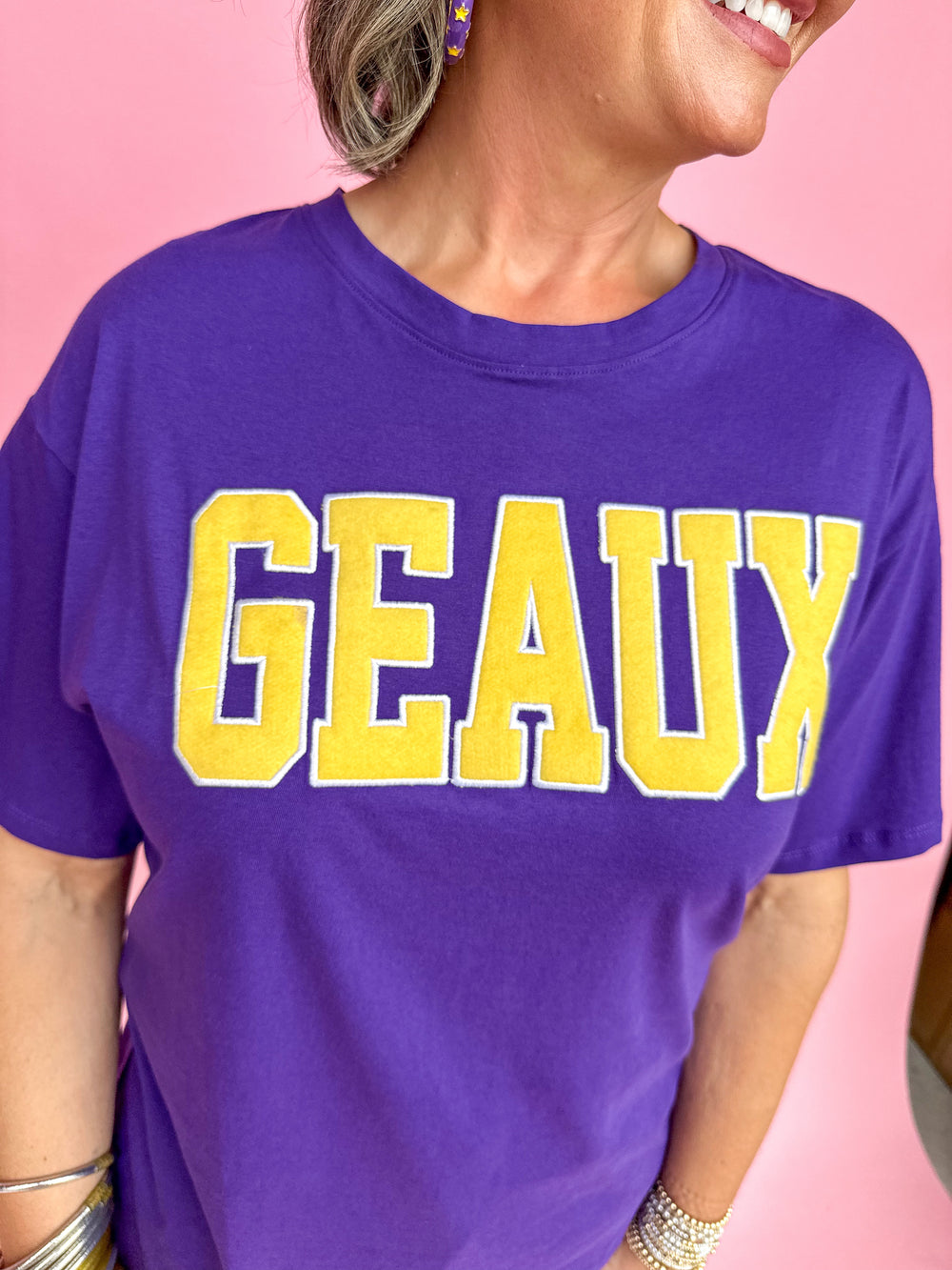 Stewart Simmons | Geaux Varsity Boyfriend Tee