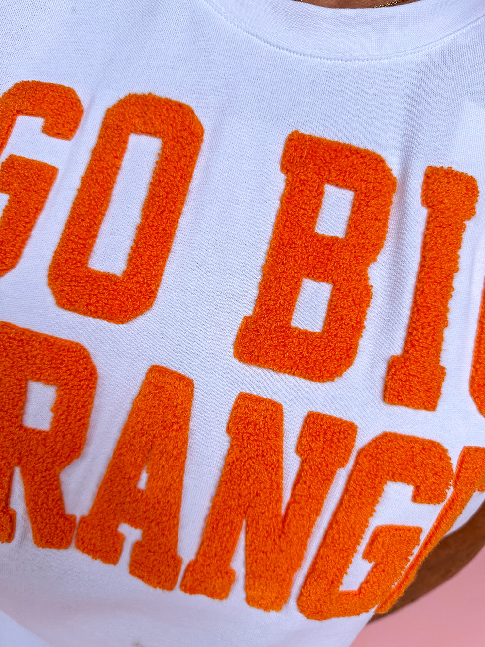 Stewart Simmons | Go Big Orange Chenille Top