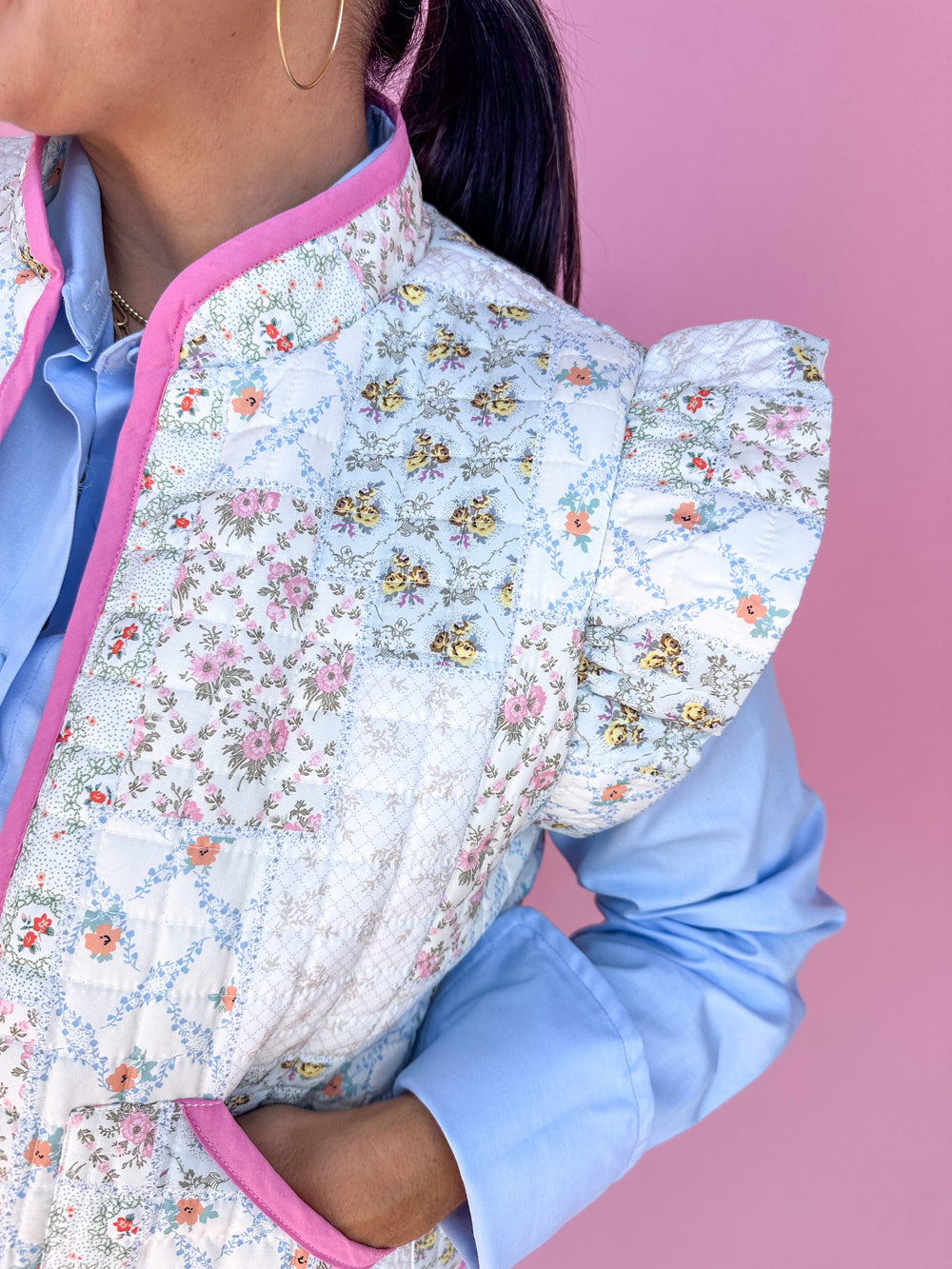 Falling For Florals Vest