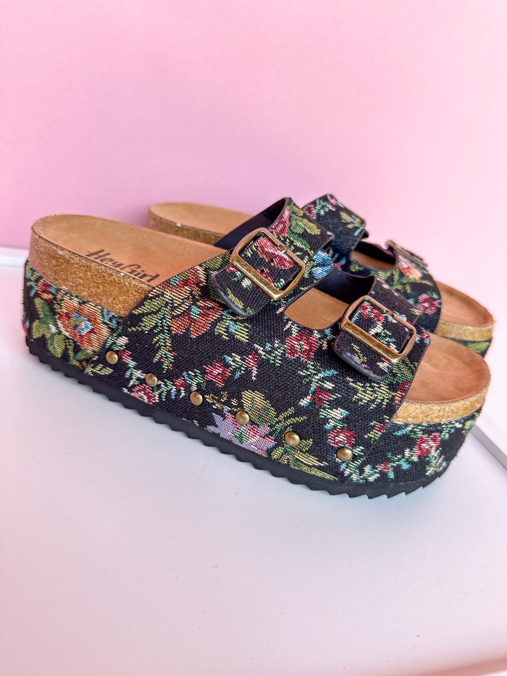 CORKYS | Wannabe - Black Brocade Floral