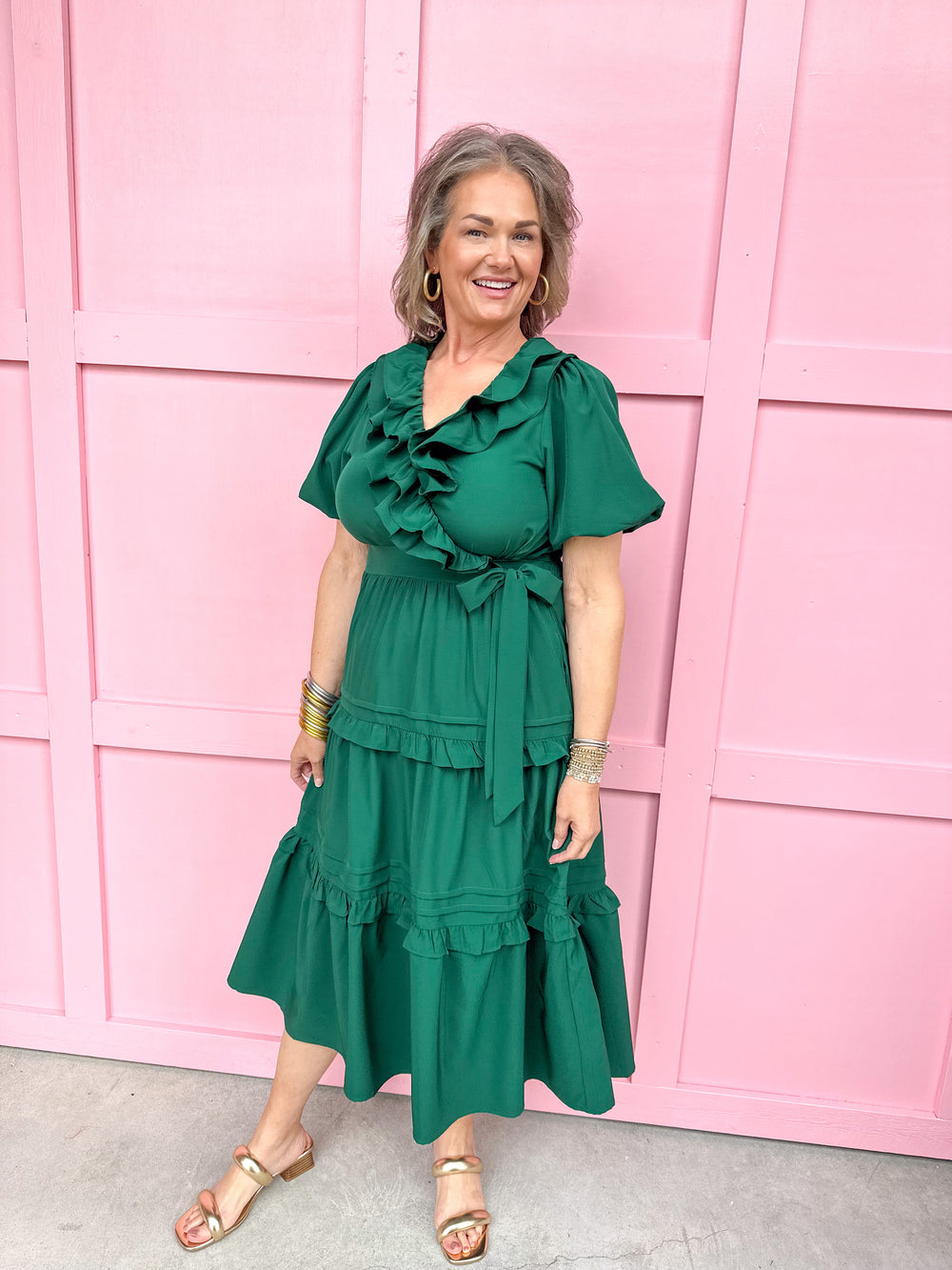 Chic & Easy Midi Dress - Green