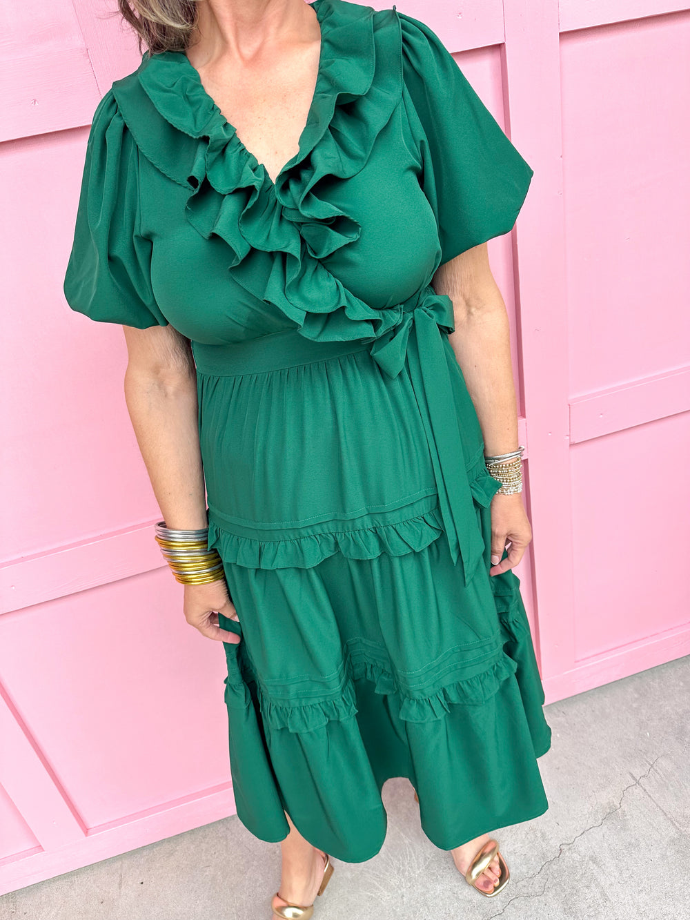 Chic & Easy Midi Dress - Green