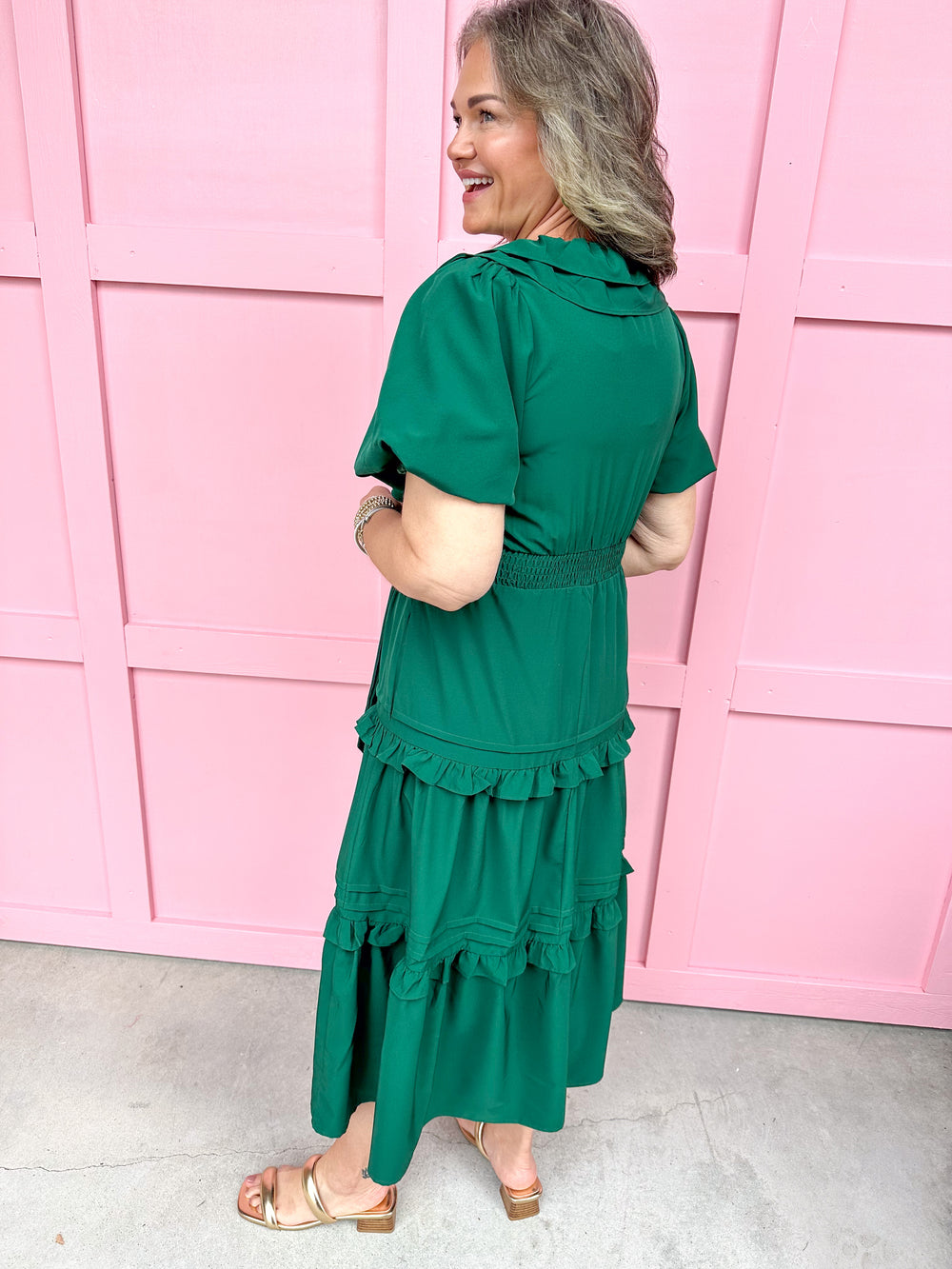 Chic & Easy Midi Dress - Green