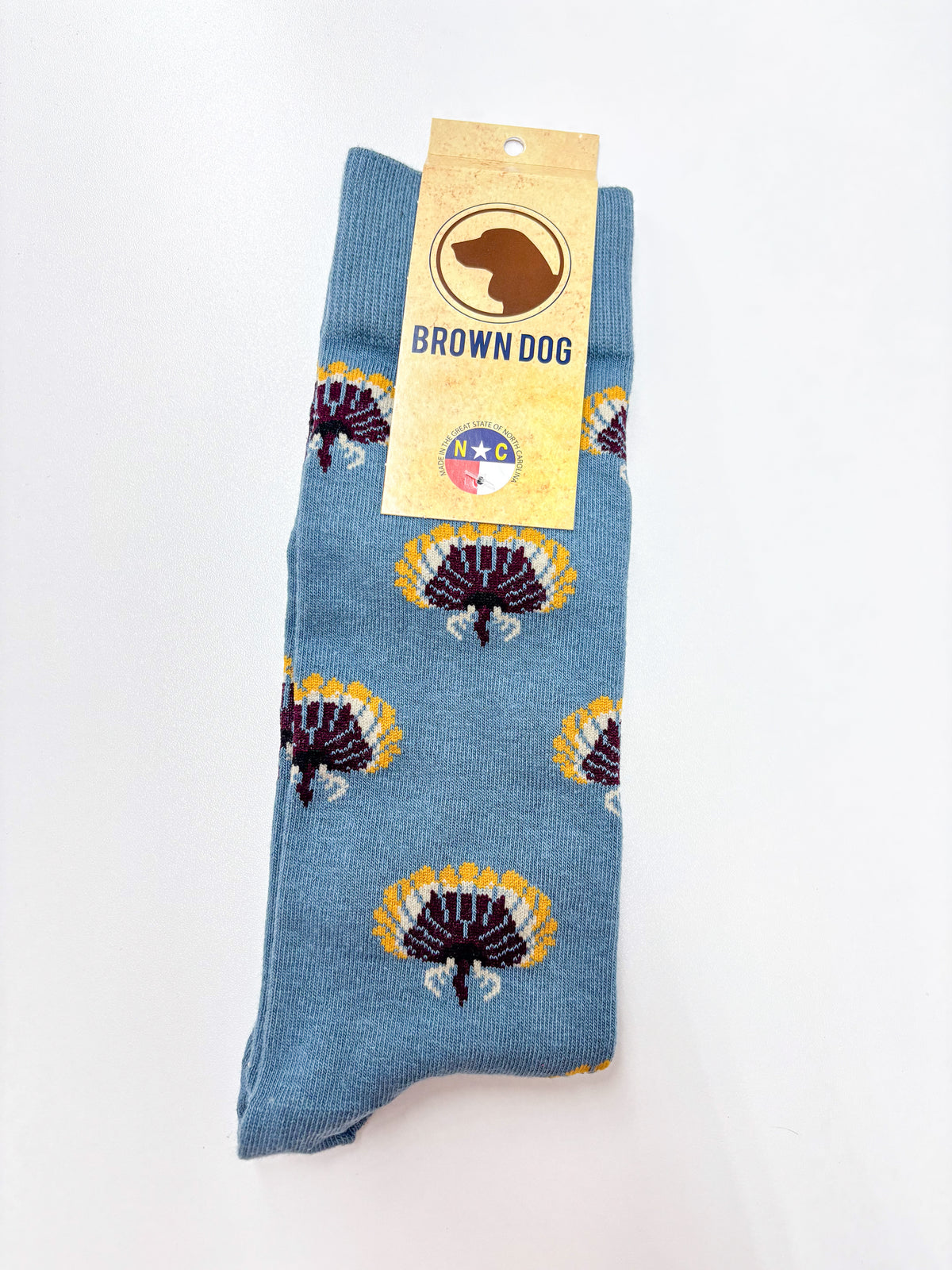 Brown Dog Hosiery | Trophy Turkey - Bluestone