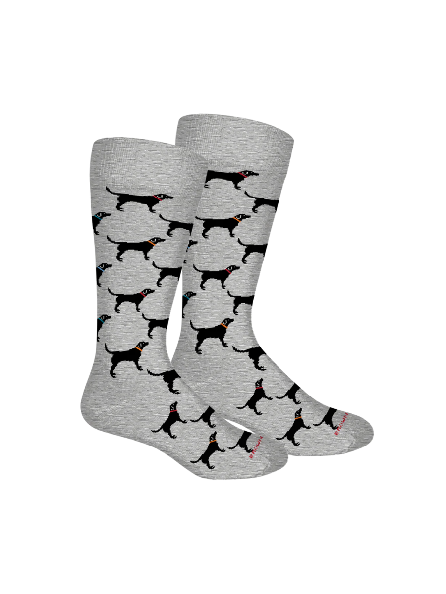 Brown Dog Hosiery | Labs - Grey