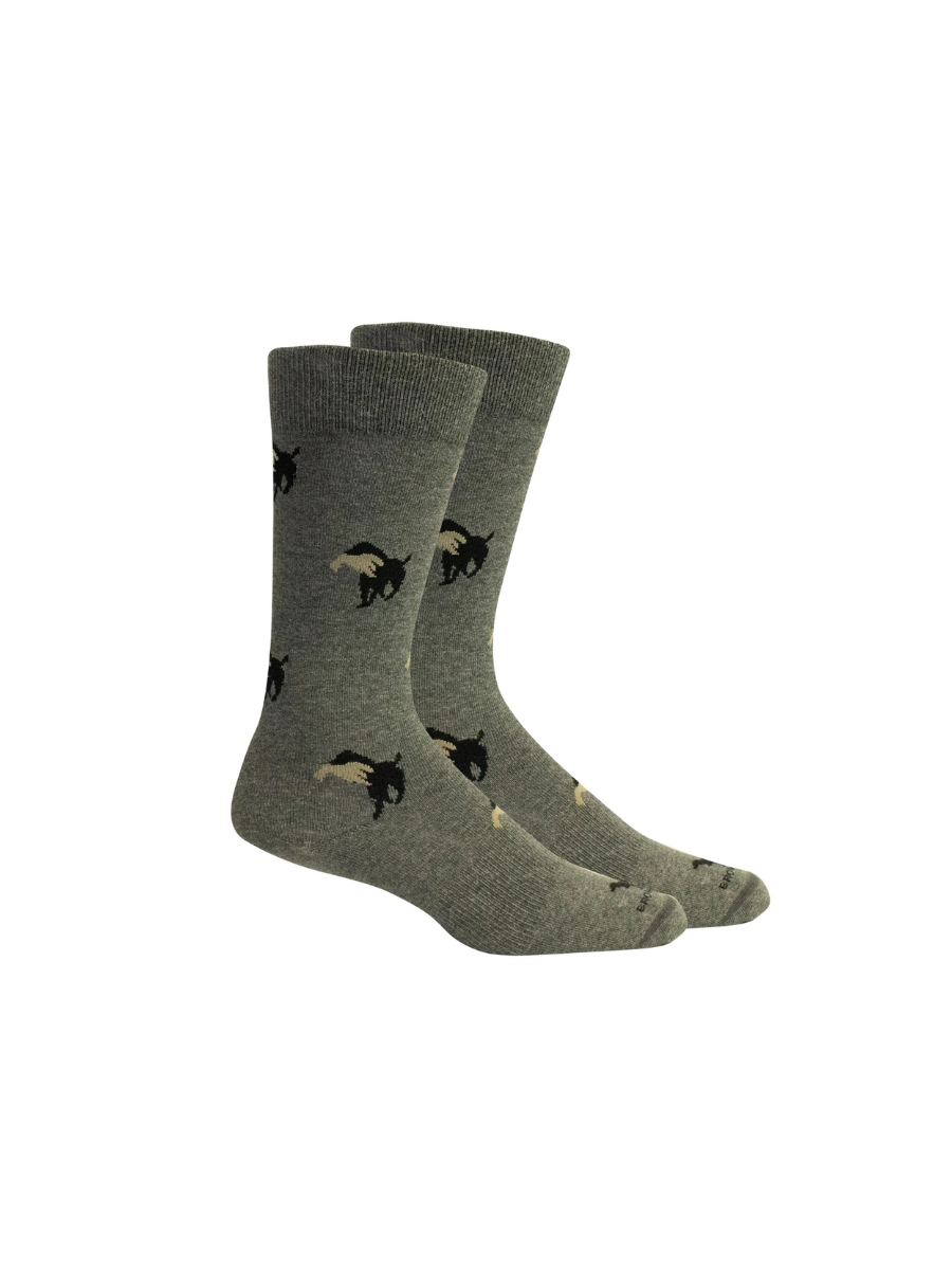 Brown Dog Hosiery | Church - Grey Heather