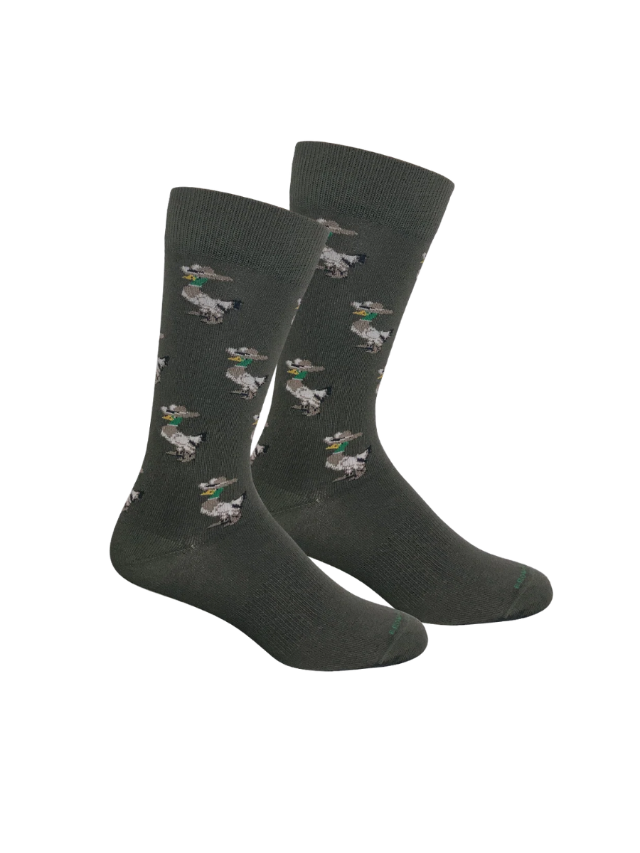 Brown Dog Hosiery | Duck Cowboy - Sage