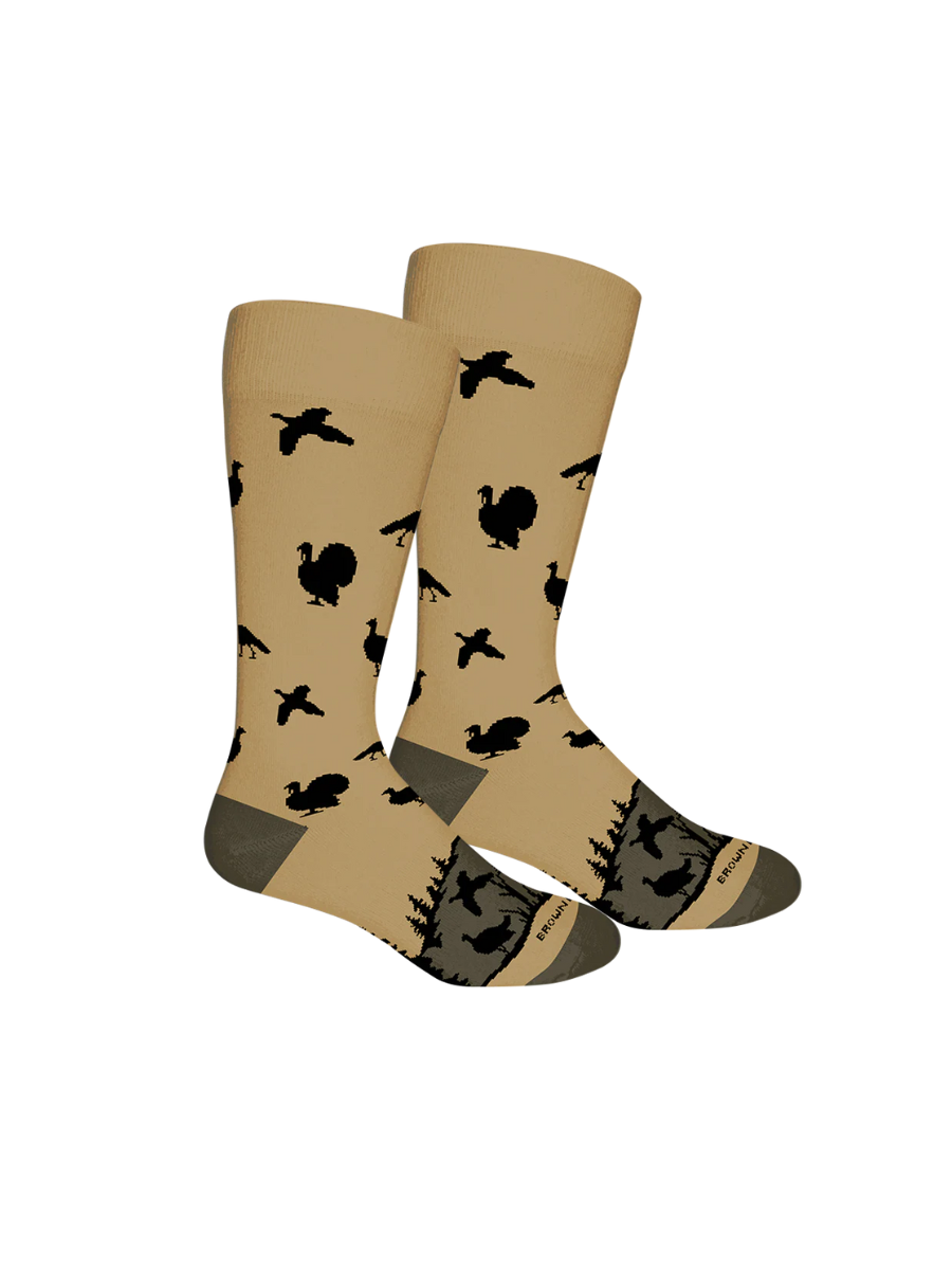 Brown Dog Hosiery | Wild Turkey - Khaki