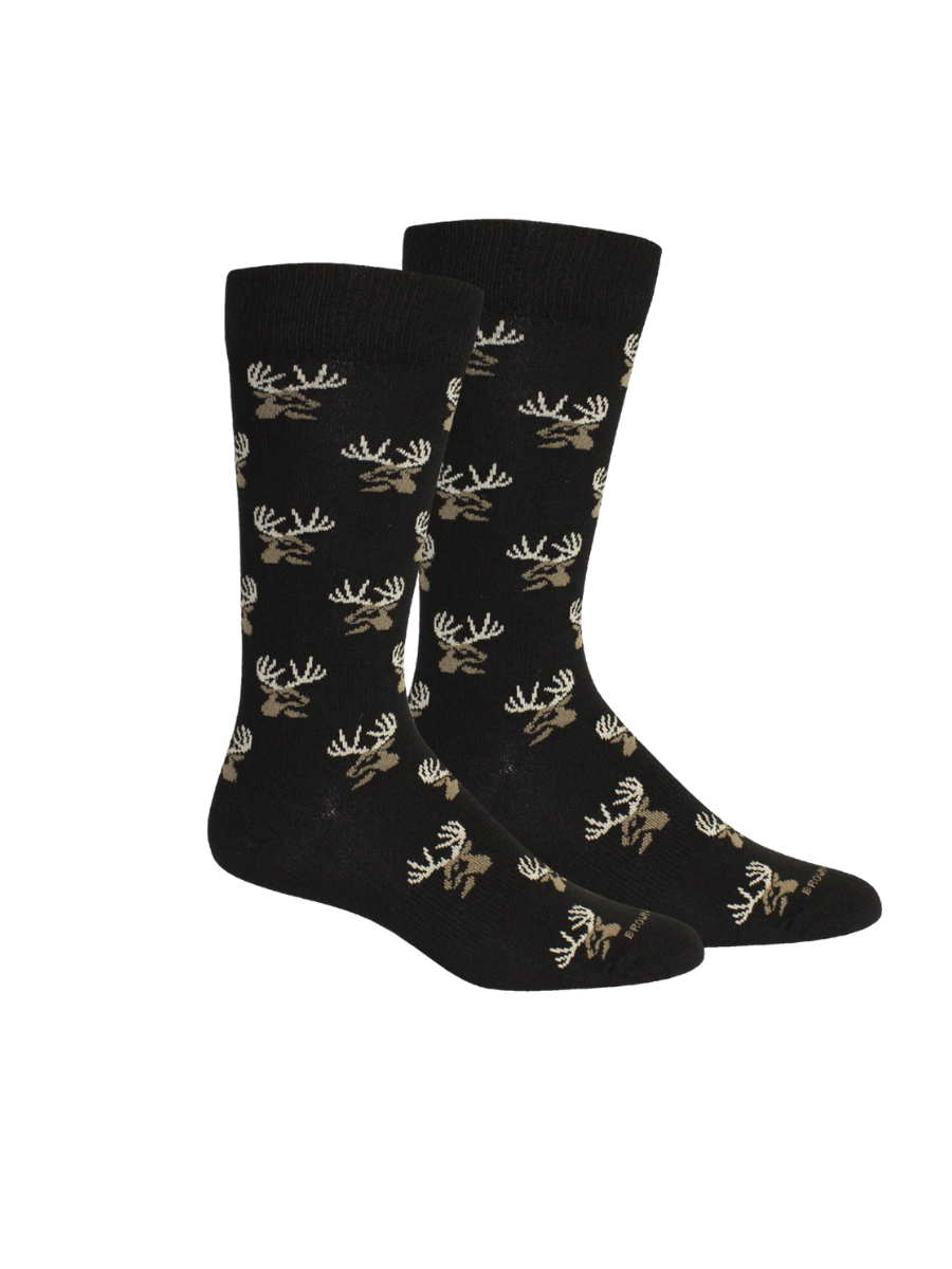 Brown Dog Hosiery | Buck - Black