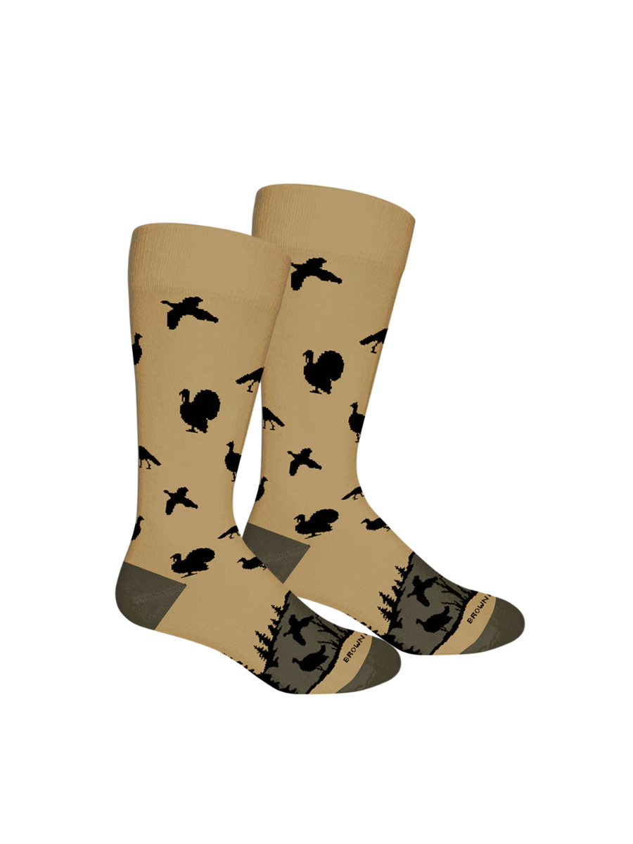Brown Dog Hosiery | Wild Turkey - Khaki