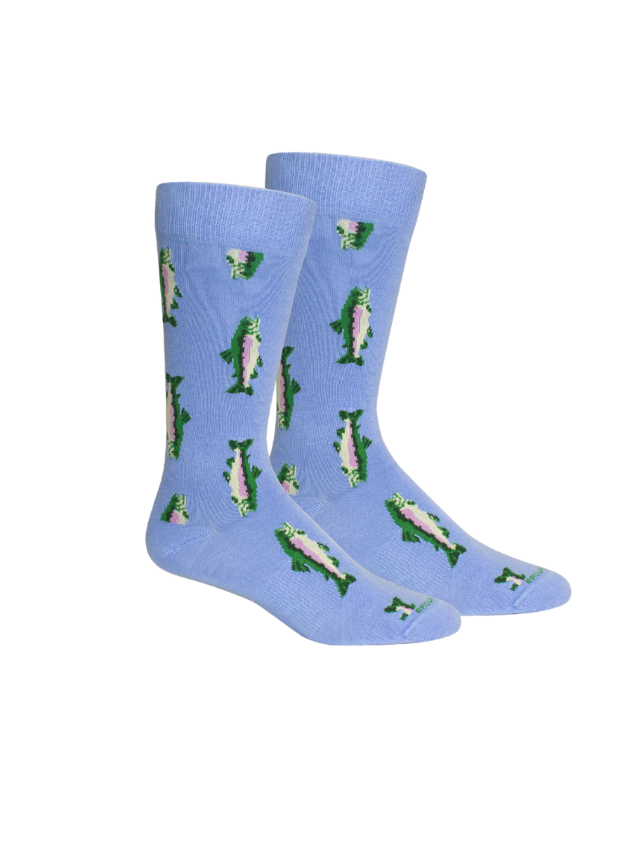 Brown Dog Hosiery | Watauga - Della Blue