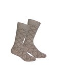 Brown Dog Hosiery | Antler Argyle - Oatmeal