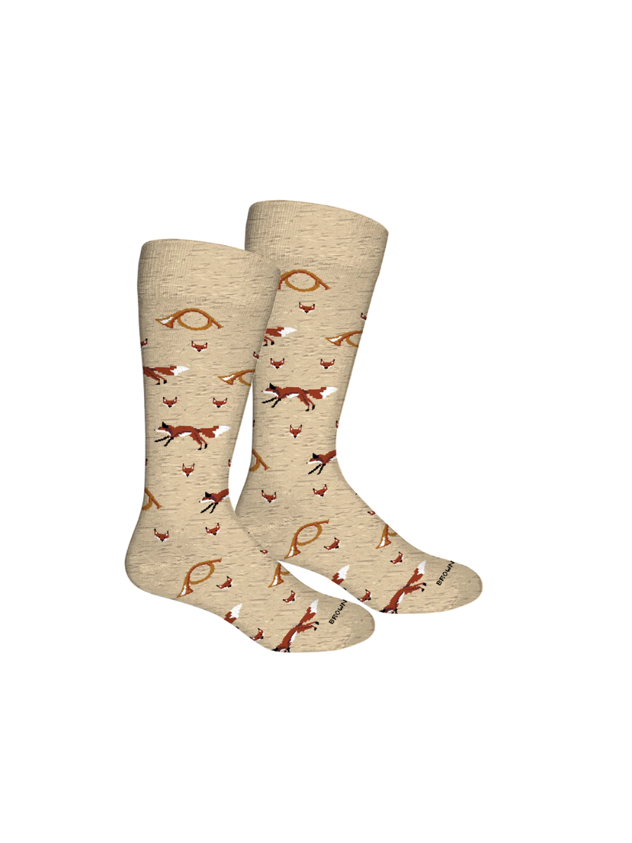 Brown Dog Hosiery | Fox - Oatmeal