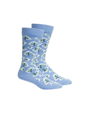 Brown Dog Hosiery | High Cotton - Della Blue